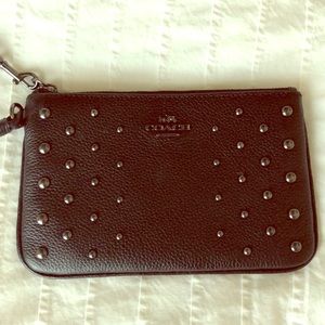 Coach Studded Wristlet